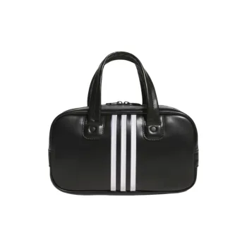 Adidas Polyurethane Shoulder Bag Crossbody Bag Handbag Women's Black