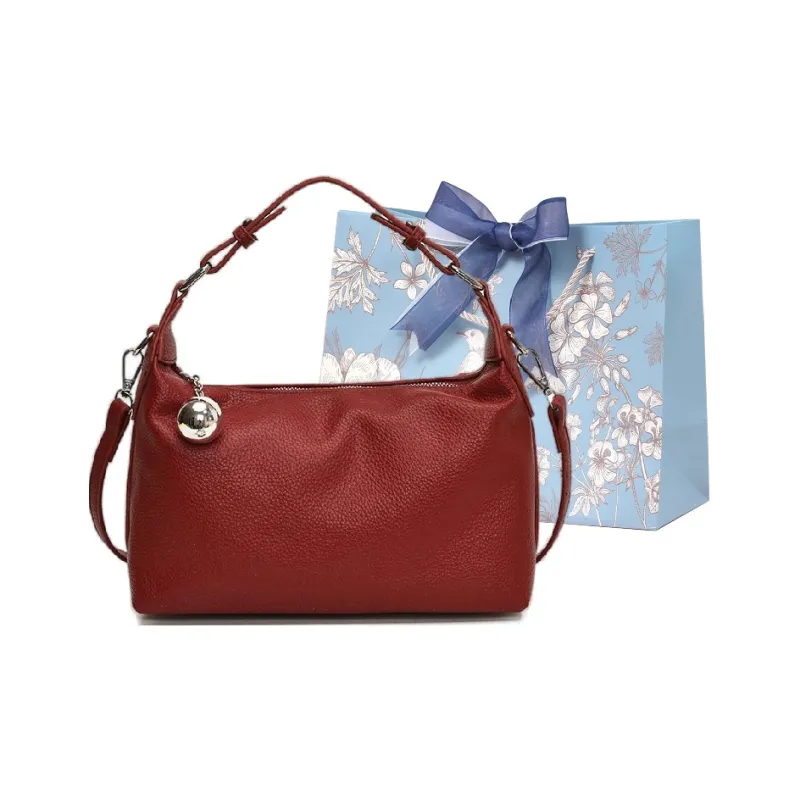REDOO Pu Shoulder Bag Women's Black/Red Khaki/Brown White-8