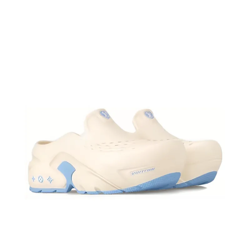 LOUIS VUITTON Shark Casual Shoes Men's White-1