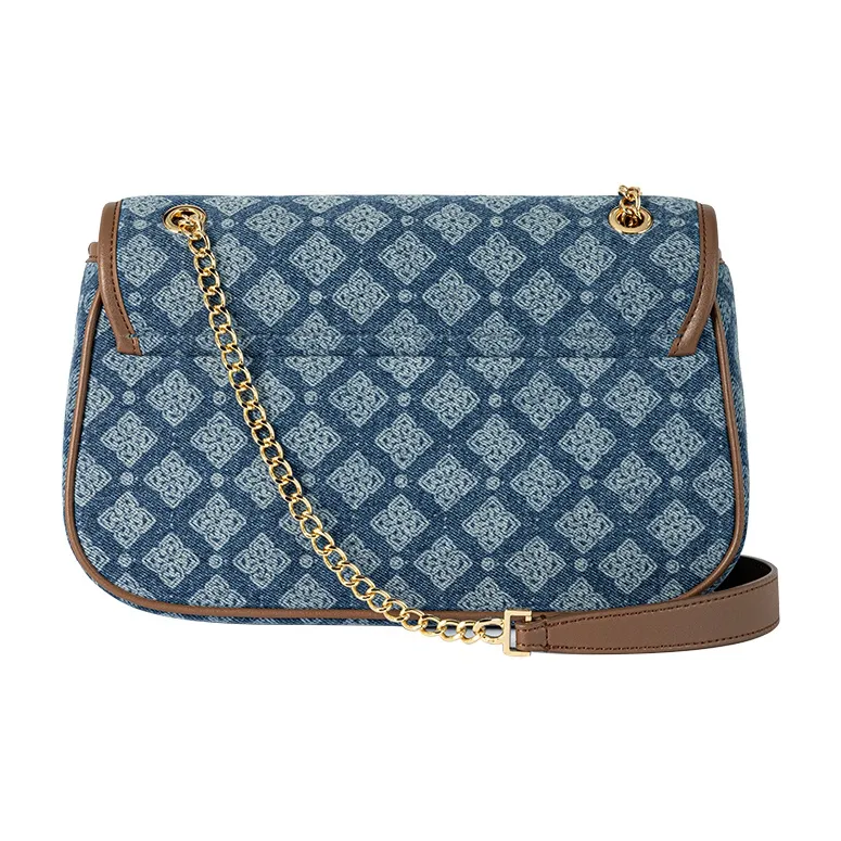 VANESSA HOGAN Fabric Shoulder Bag Women's Dark Brown-3