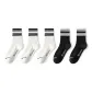 White with Black Stripes 3-Black with White Stripes 2[5 Pack]
