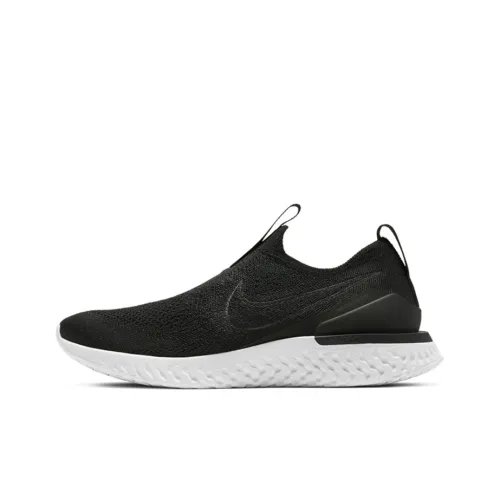 Nike Epic Phantom React Flyknit Black White Women's