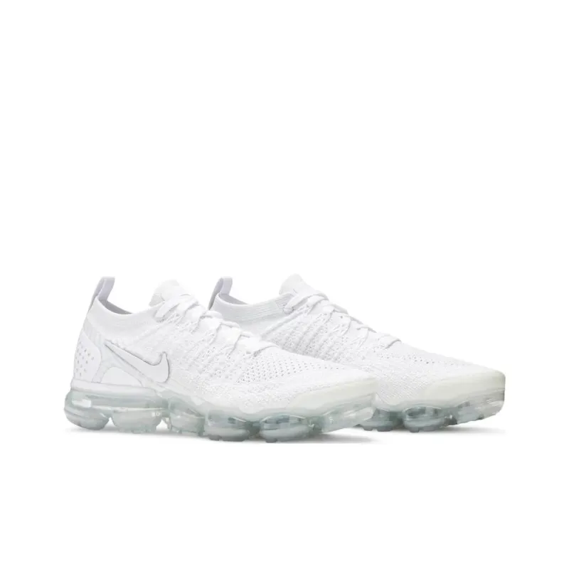 Nike Air VaporMax Flyknit 2 White Vast Grey Women's-2