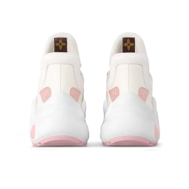 LOUIS VUITTON Archlight High Top Casual Shoes Women's Pink-4