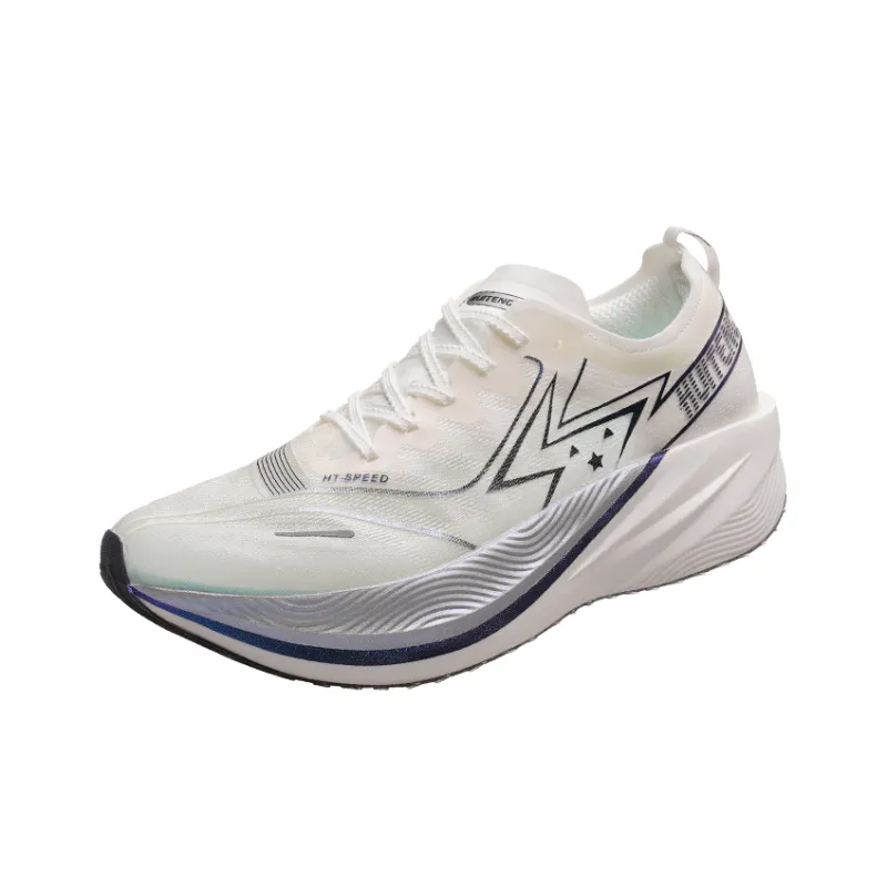 HUITENG Running Shoes Unisex White Feather Breeze-2