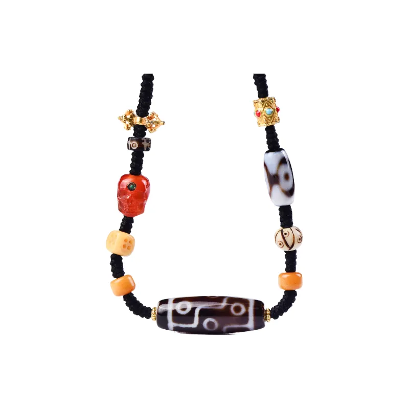 The Call Of The Heart Agate Jade Necklaces Unisex-6