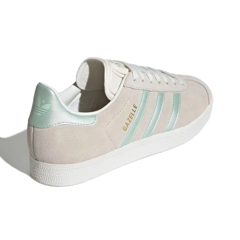 Adidas Originals Gazelle Linen Green Metallic Women's-3