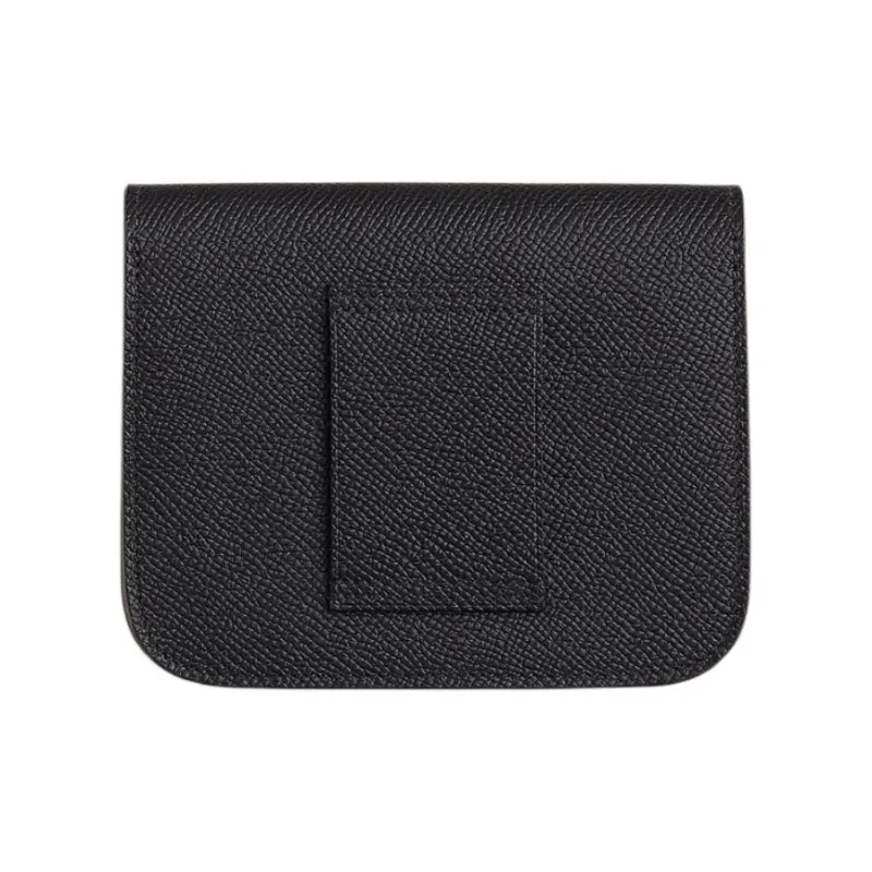 HERMES Constance Slim Epsom Calfskin Wallet Women's Black-1