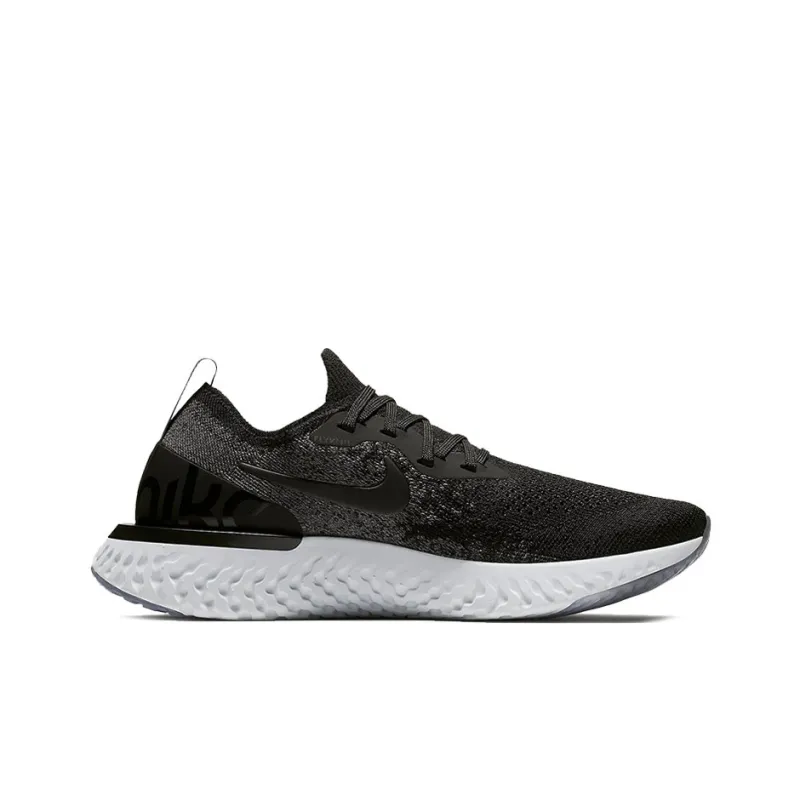 Nike Epic React Flyknit Black Dark Grey Women's-1