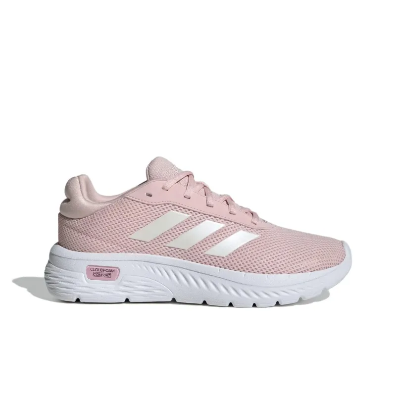 Adidas Cloudfoam Comfy Sandy Pink Zero Metalic Cloud White Women's-1