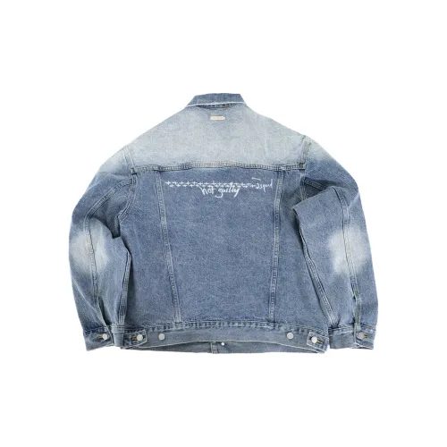 Nothingbutmini X Nothingbutmini By Alphabet Squad Denim Jackets Unisex Denim Blue