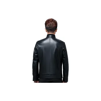 FORTEI Leather Jacket Men's Black