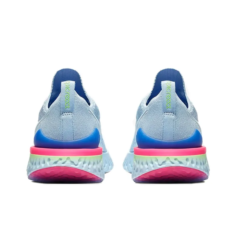 Nike Epic React Flyknit 2 Hydrogen Blue Sapphire Hyper Pink-4