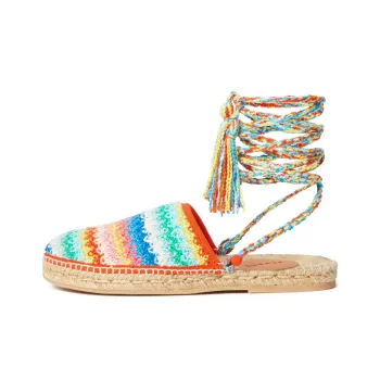 Alanui Over The Rainbow Slip On Espadrilles Women's