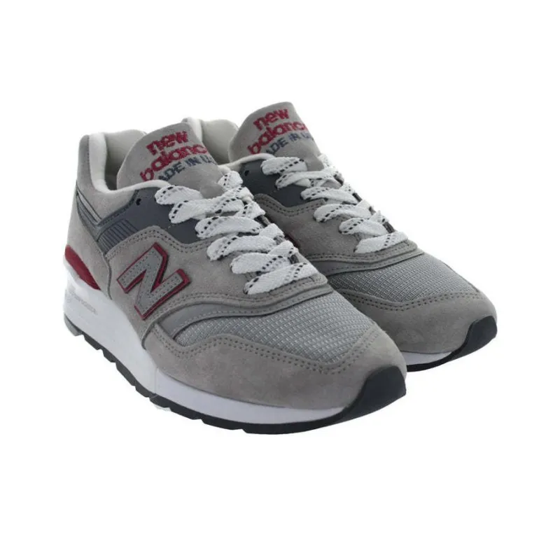 New Balance 997 Grey Red-2