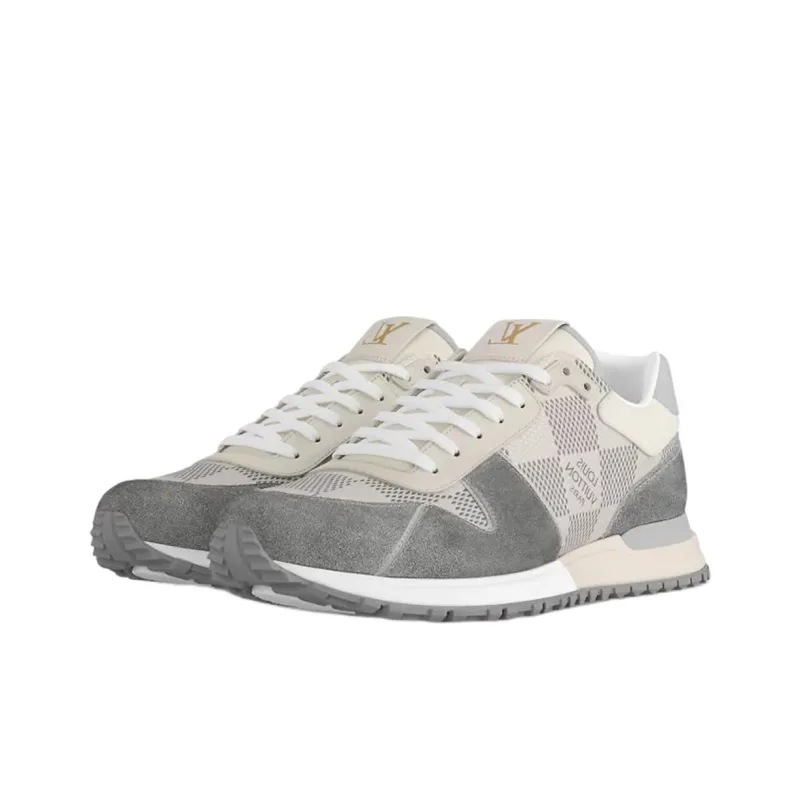 LOUIS VUITTON Run Away Low Top Casual Shoes Men's Gray-2