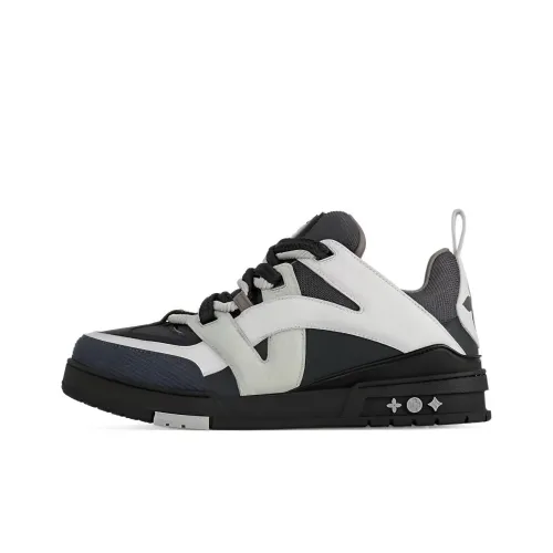 LOUIS VUITTON Skate Low Sneakers Black White