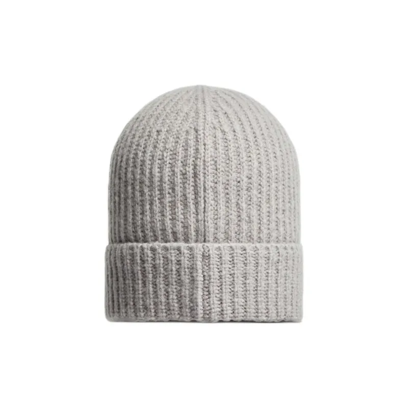 Moncler Wool Beanies Women's Light Gray-1