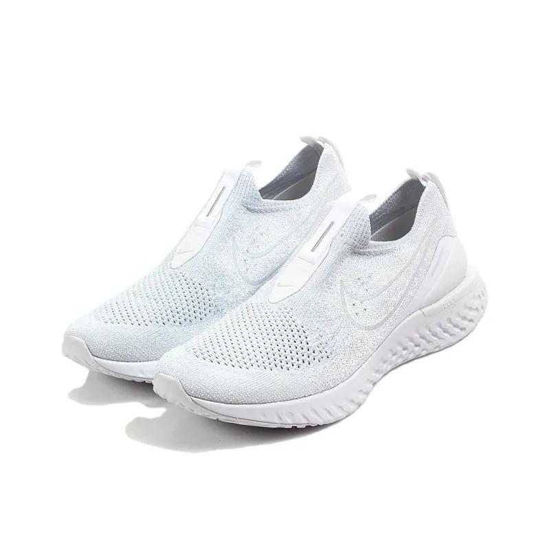Nike Epic Phantom React Flyknit White Pure Platinum Women's-2