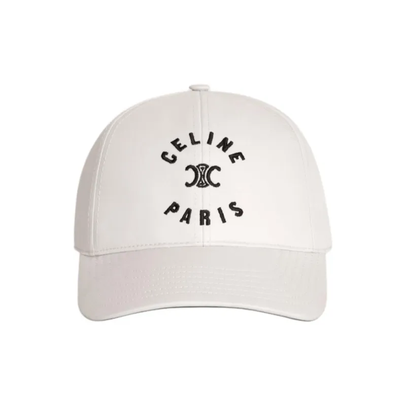 CELINE Triomphe Baseball Cap In Cotton-1