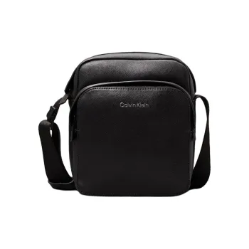 CALVIN KLEIN Recycled Artificial Leather Crossbody Bag Shoulder Bag Men's Black