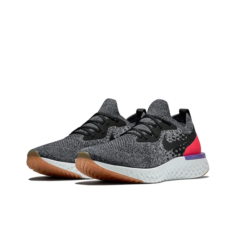 Nike Epic React Flyknit Black Red Orbit-2