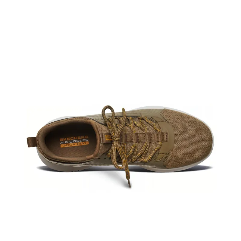 Skechers Go Run Mojo Anti Slip Wear Resistant Low Top Running Shoes Men's Olive-3