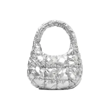 COS Polyester Handbag Mini Women's Silver