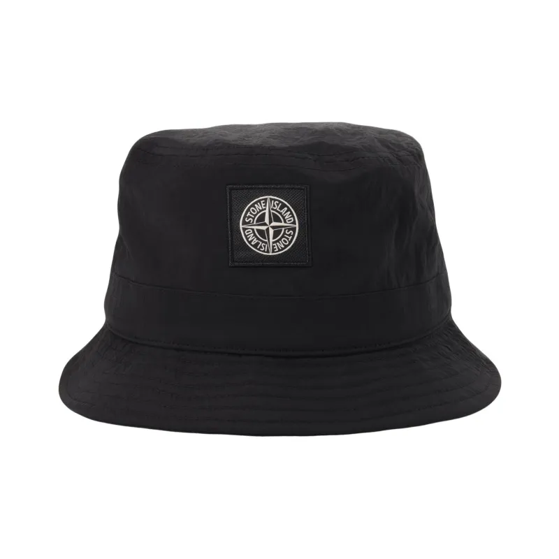 STONE ISLAND Bucket Hats Unisex Black-0