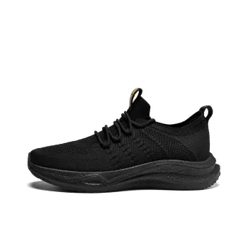 HLA Outdoor Breathable Casual Shoes With Height Increase Running Wear-Resistant Flyknit Athletic Shoes Men's