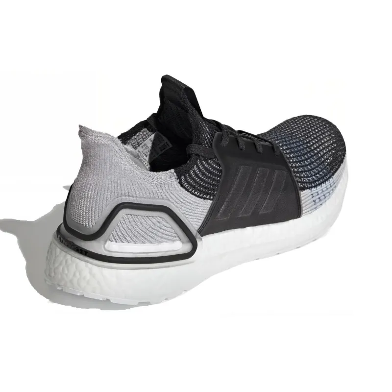 Adidas Ultra Boost 19 Core Black Grey Six Shock Cyan-3
