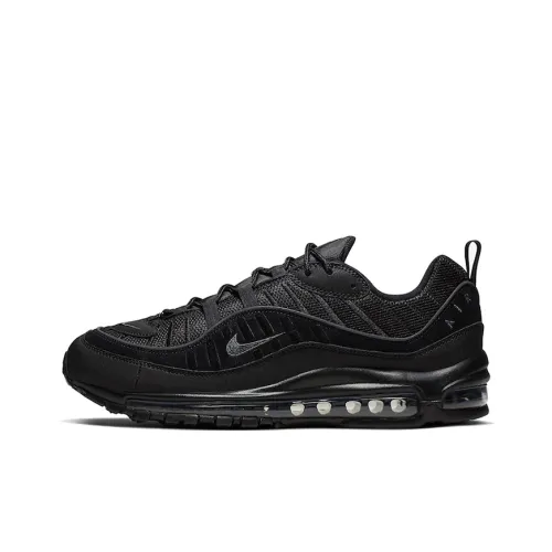 Nike Air Max 98 Black Anthracite Black Sole