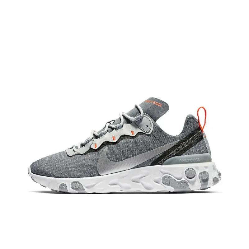 Nike React Element 55 Cool Grey Hyper Crimson-0