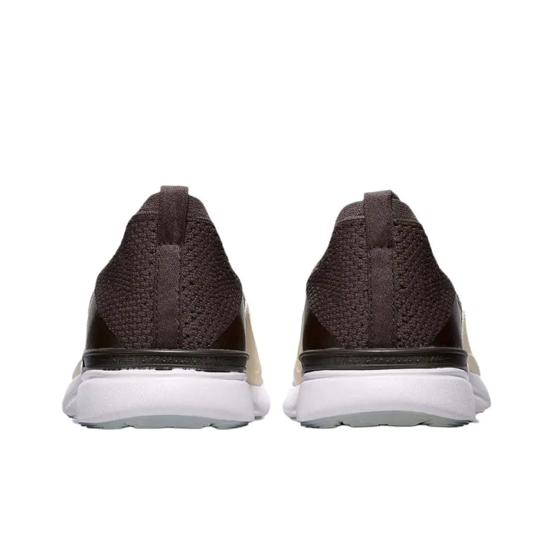APL ATHLETIC PROPULSION LABS Low-Top Casual Running Shoes Men's White Rice Black-4