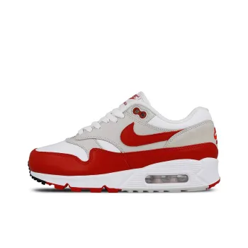 Nike Air Max 90/1 White University Red Women's