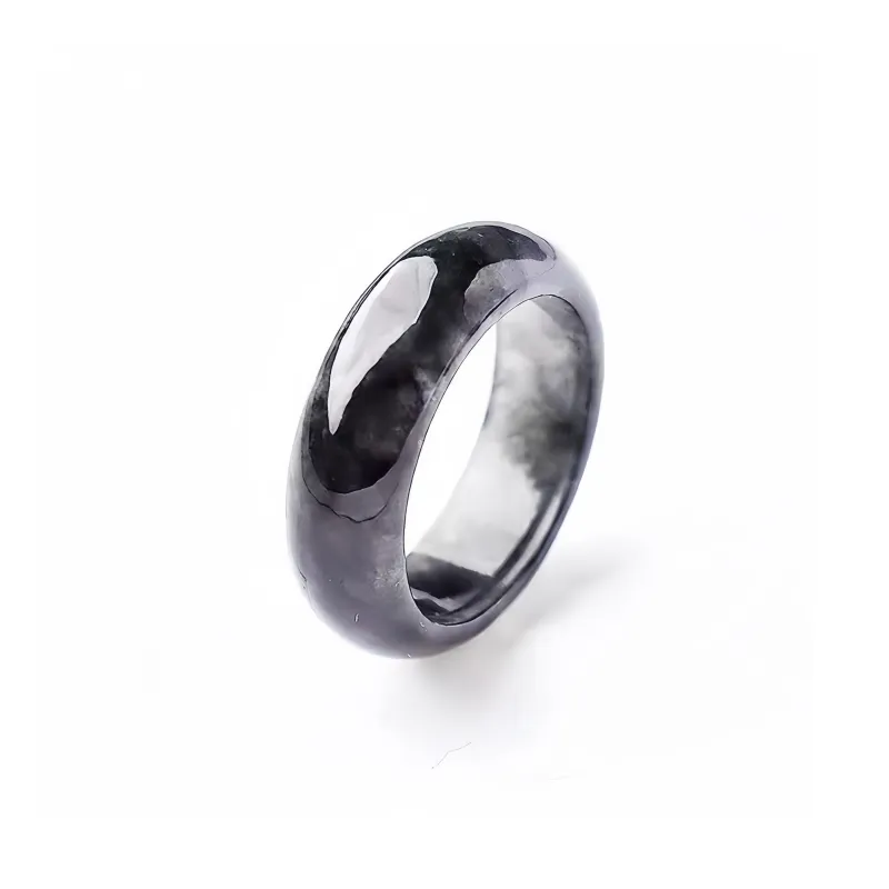 Lingxiang Yurun Bean Type Rings Unisex-0