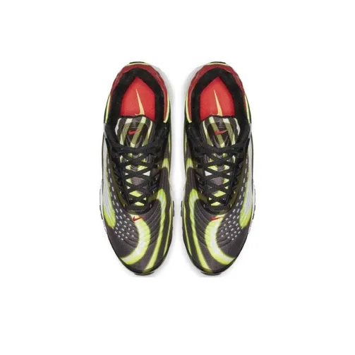 Nike Air Max Deluxe Black Volt Habanero Red-3