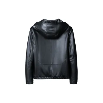 FORTEI Leather Jacket Men's Black