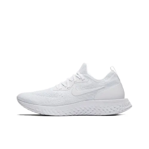 Nike Epic React Flyknit True White