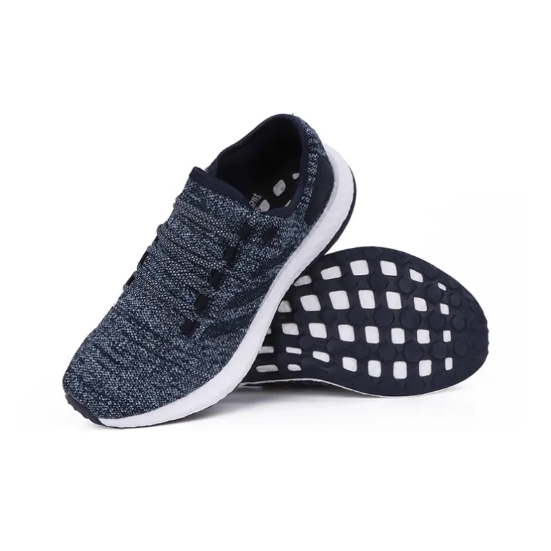 Adidas Pureboost Slip Resistant Lightweight Support Low Top Running Shoes Unisex Blue-3
