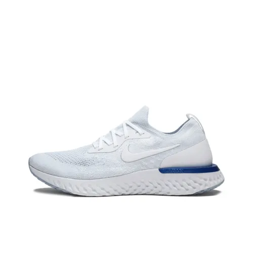 Nike Epic React Flyknit White Racer Blue