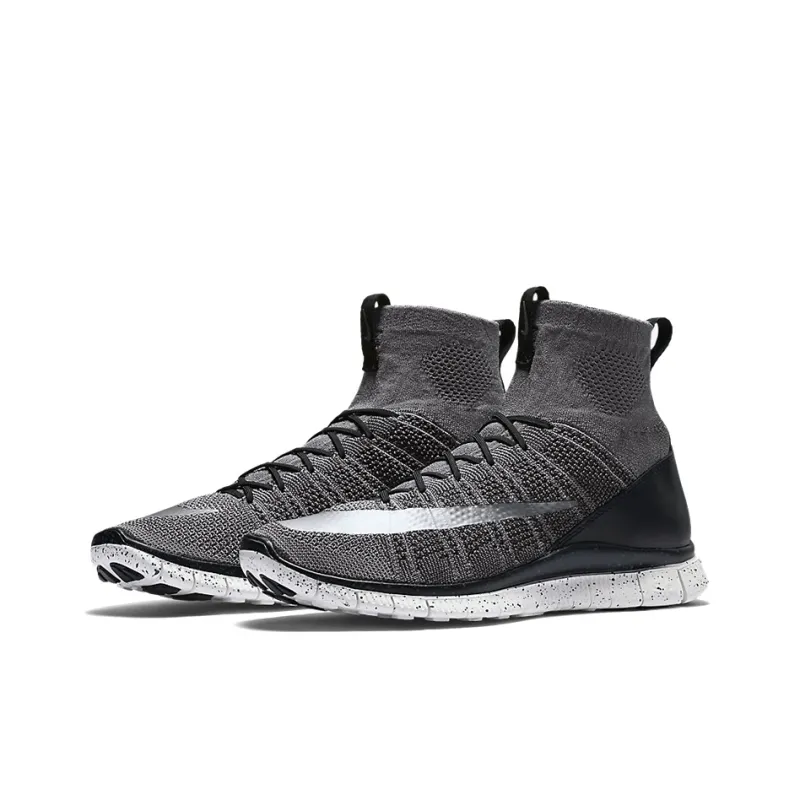 Nike Free Flyknit Mercurial Dark Grey-2