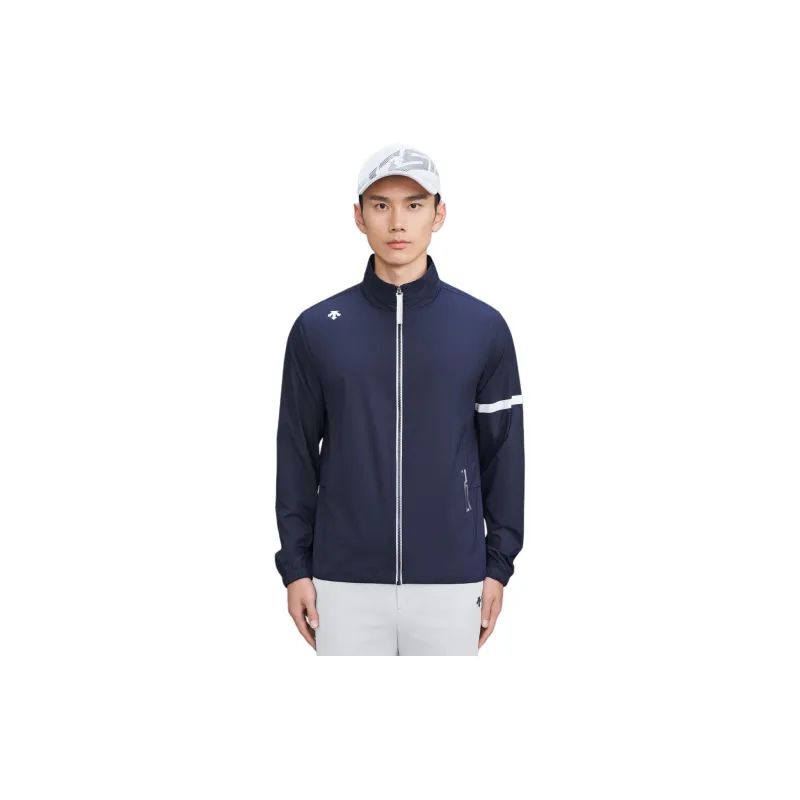 DESCENTE GOLFFIELD Collection Jackets Coats Men's Marine Blue-1