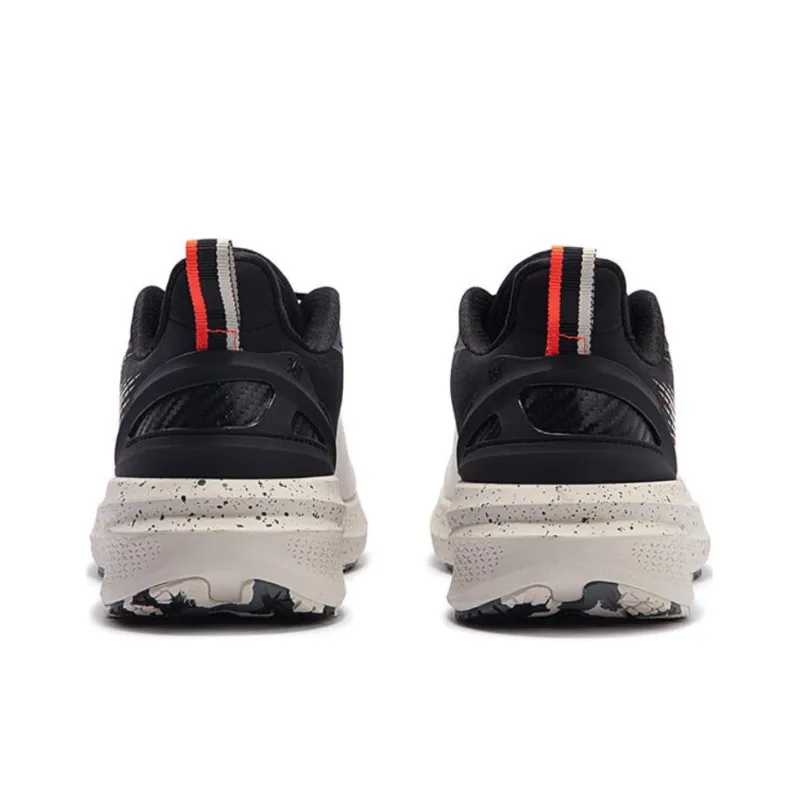 361° Wear Resistant Low Top Running Shoes Men's Beige Black-3