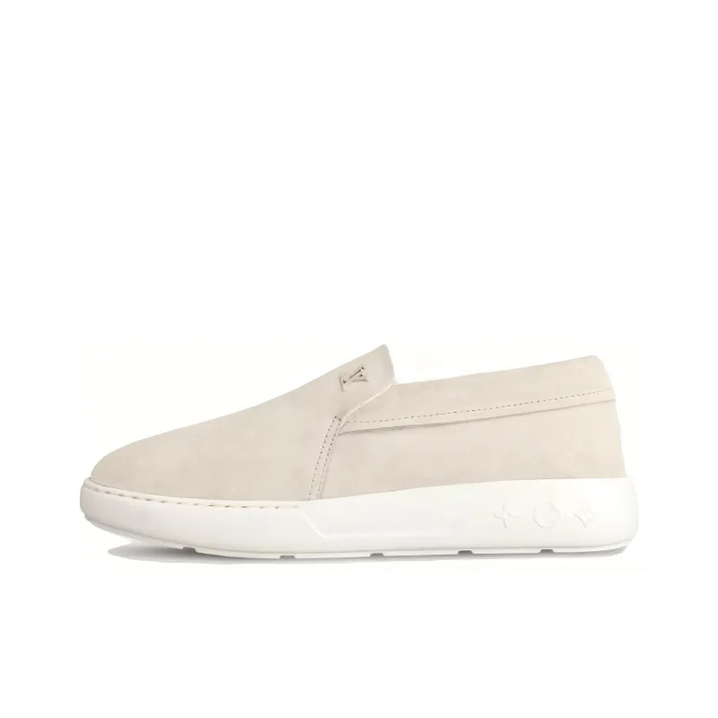 LOUIS VUITTON Pacific Casual Shoes Men's Gray White-0