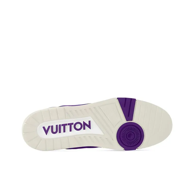 LOUIS VUITTON Damier LV Trainer Purple-4