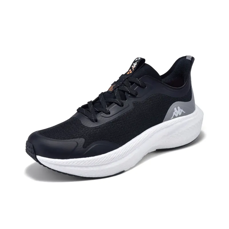 Kappa Anti-Slip And Wear-Resistant Rebound Lightweight Low-Top Casual Running Shoes Unisex Black-2