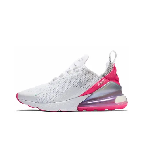 Nike Air Max 270 Running Shoes Women's Low-Top White/Pink