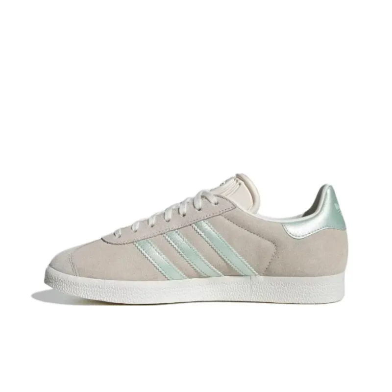 Adidas Originals Gazelle Linen Green Metallic Women's-1