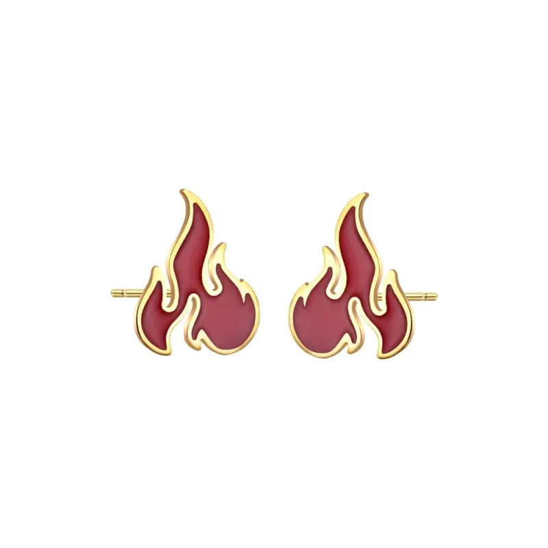 ZWU Titanium Steel Stud Earrings Unisex-8